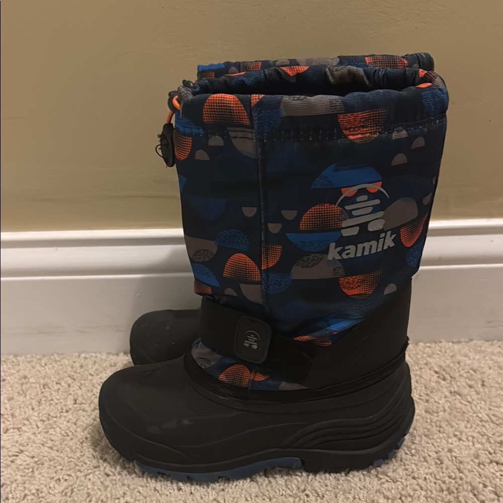 Kamik Kids Boots - Black and Blue